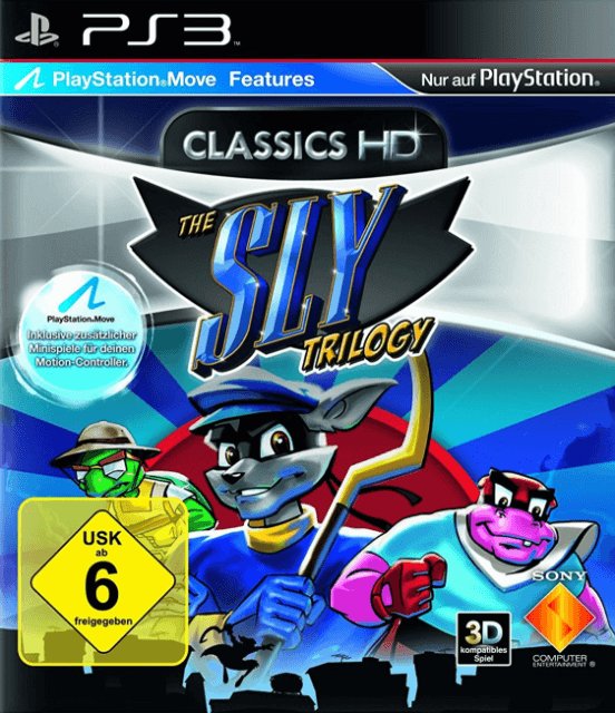 The Sly Trilogy box art for Playstation 3